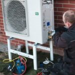 Installation of Air Source Heat Pump