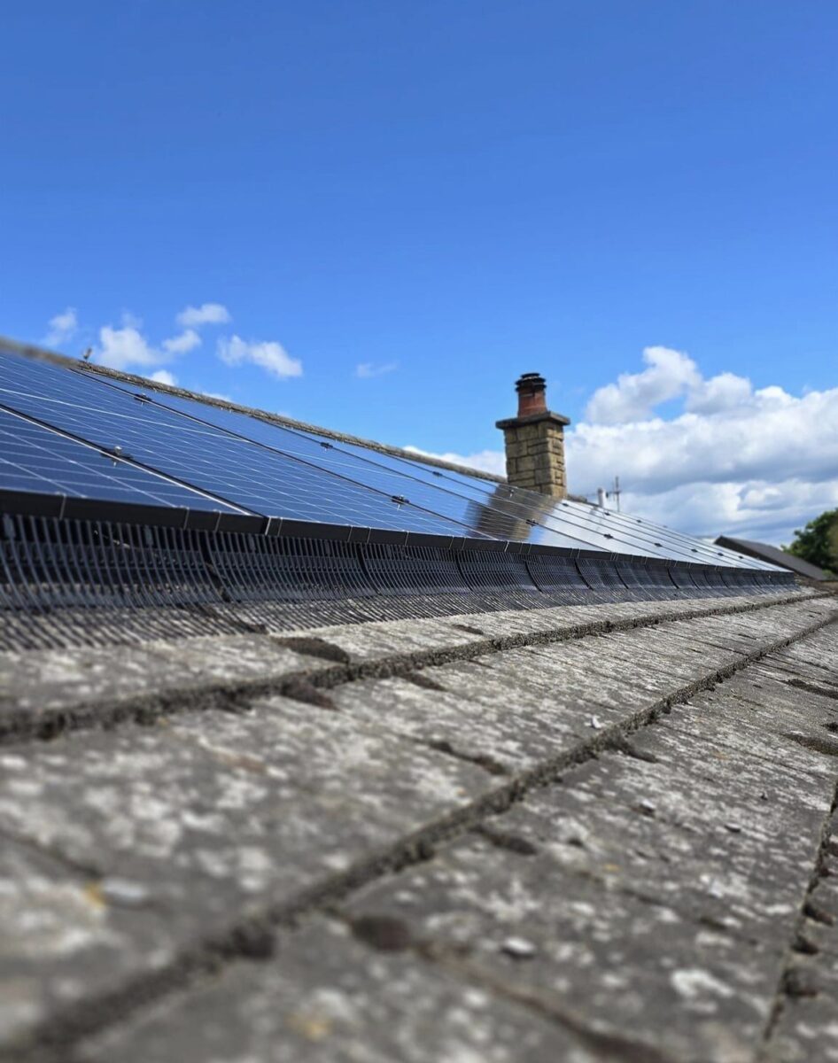 Solar PV on a residential roof