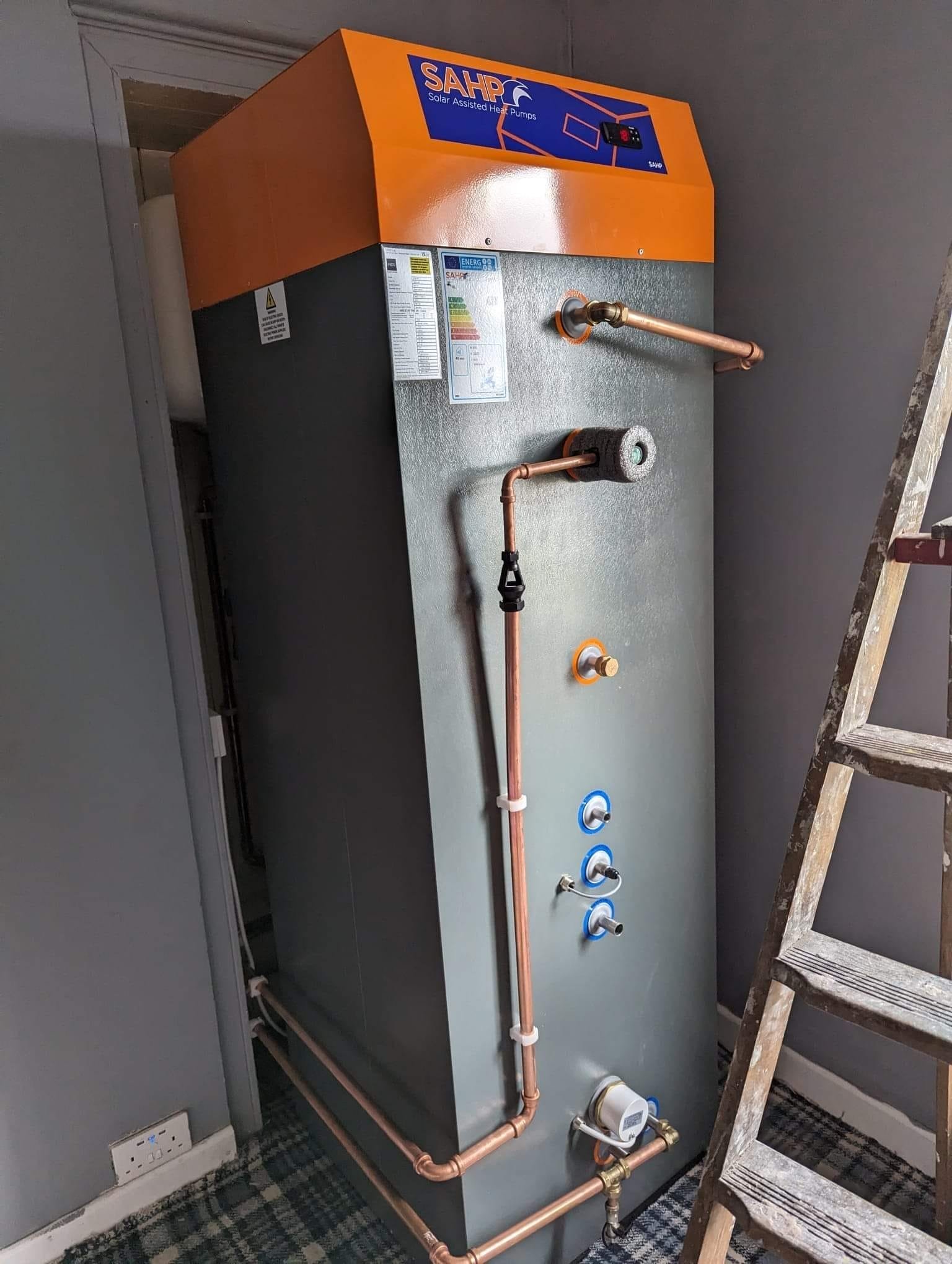 Solar Assisted Heat Pumps (SAHP) installed at the house