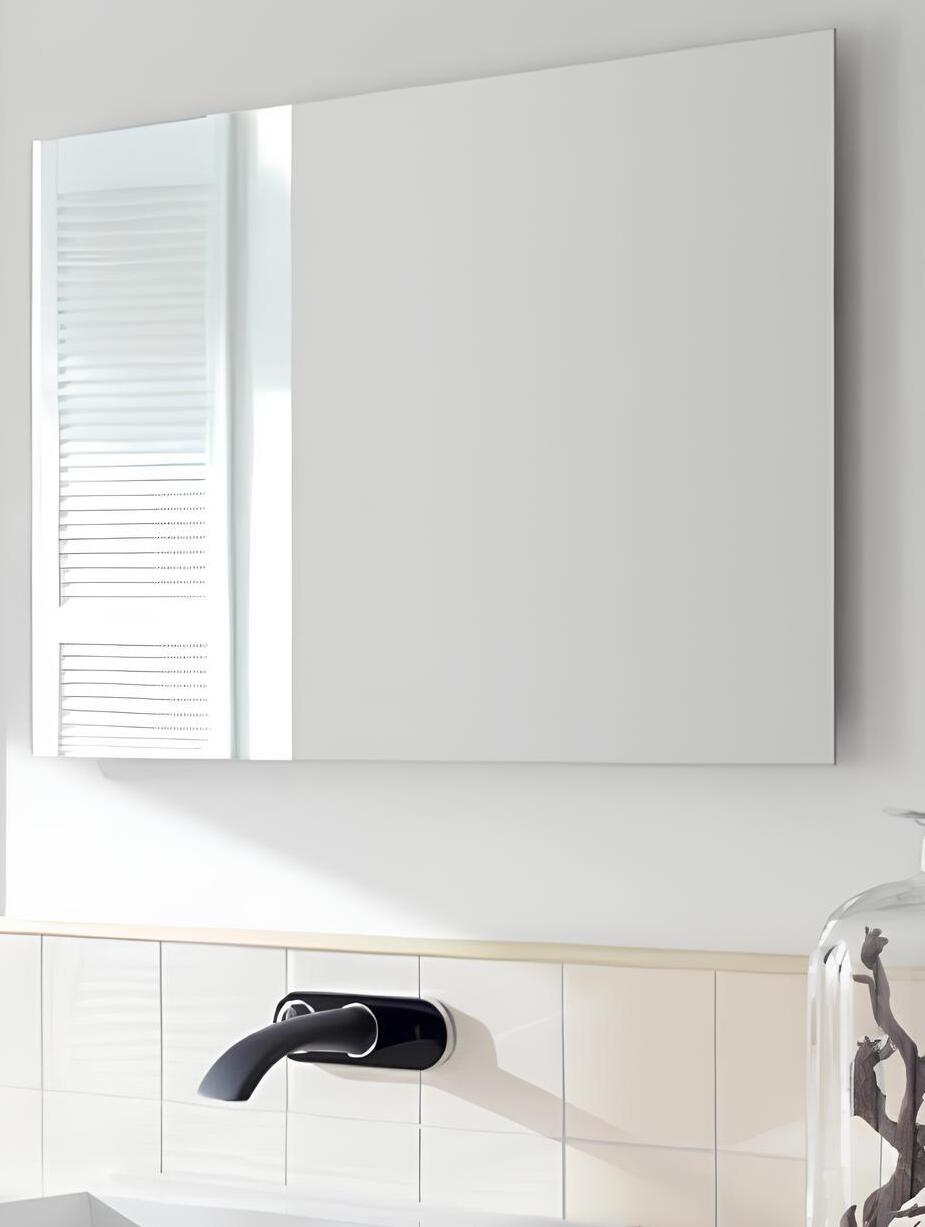 Modern bathroom with a large infrared heater.