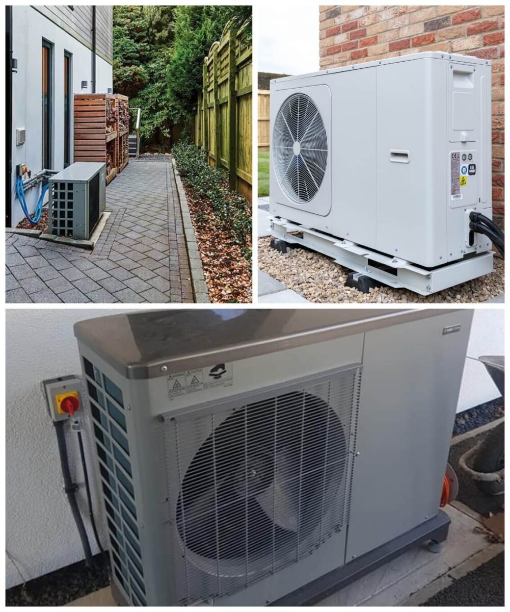 A high-performance air source heat pump professionally installed outside a home, ensuring optimal efficiency and reliable year-round operation.