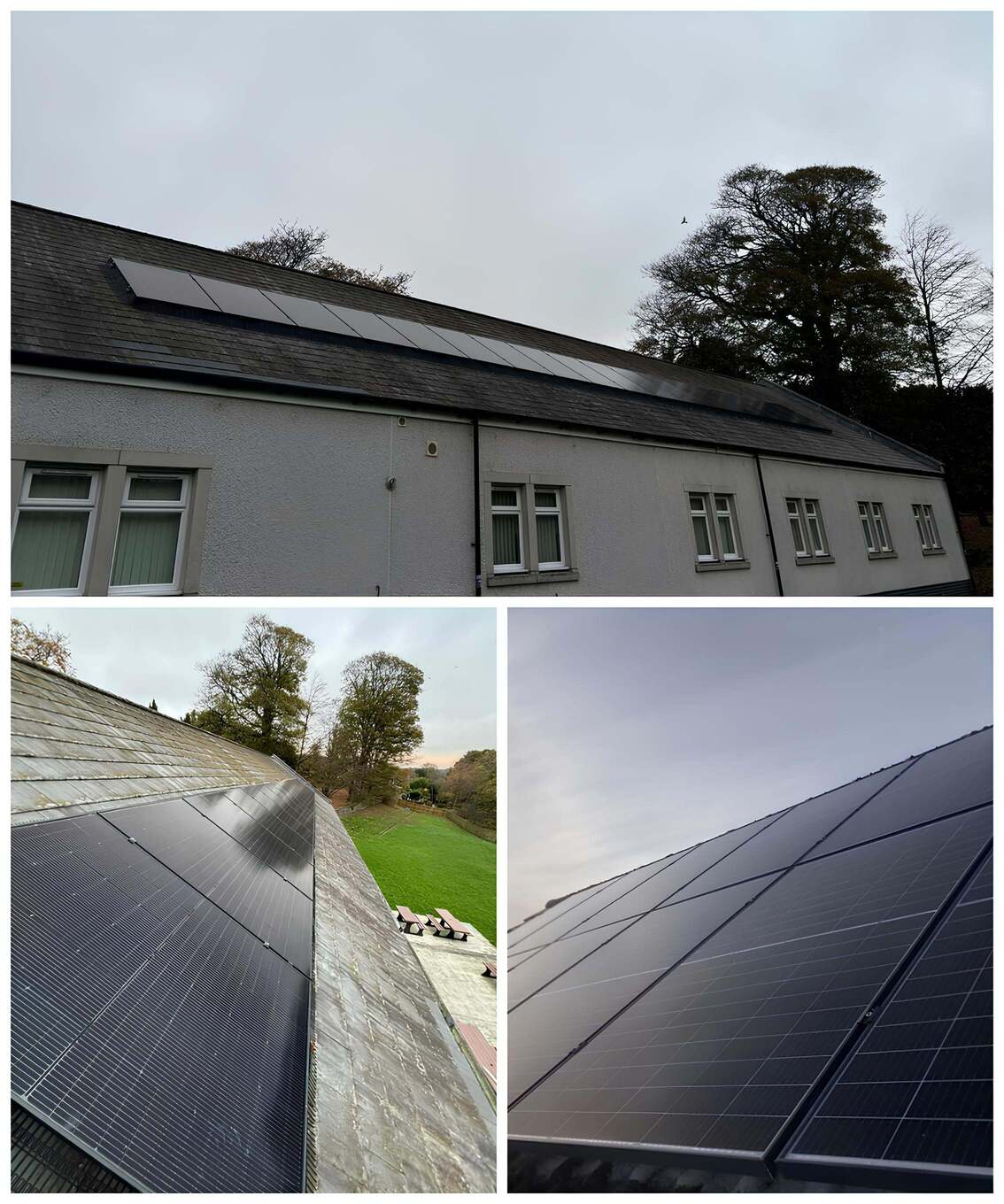An advanced solar PV system seamlessly installed on a house roof, enhancing energy efficiency and reducing carbon footprint.