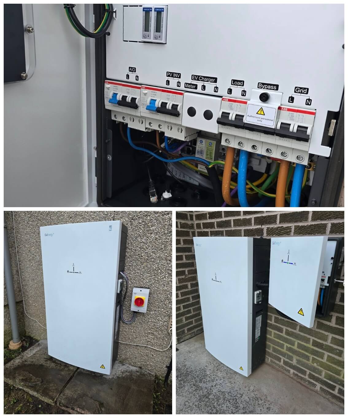 Weatherproof solar battery unit professionally installed in a residential backyard for reliable energy storage.