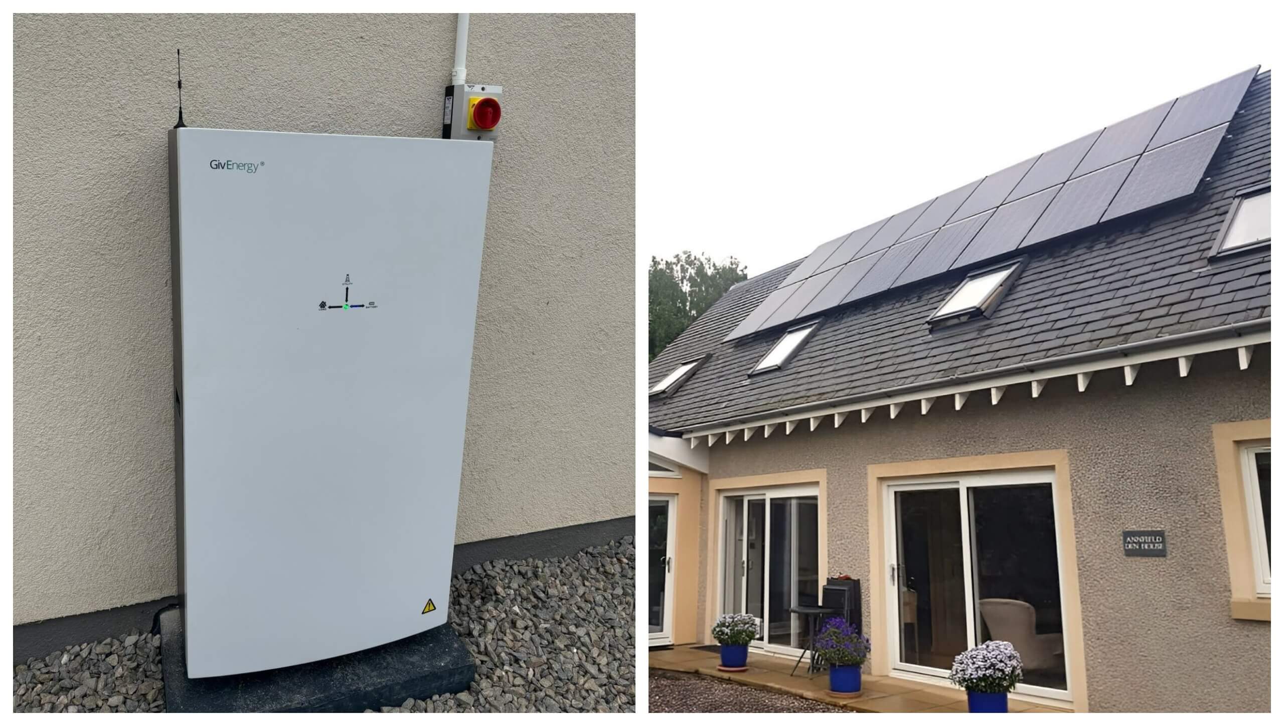 Completed solar panel installation showing sleek and efficient energy setup on residential property