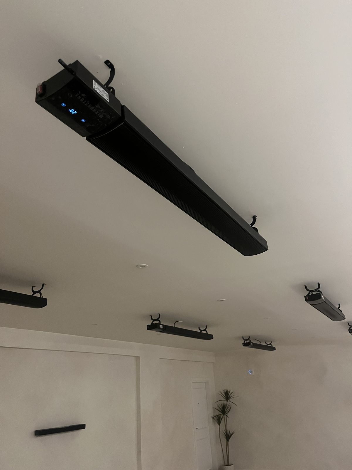 High-output infrared wall heaters
