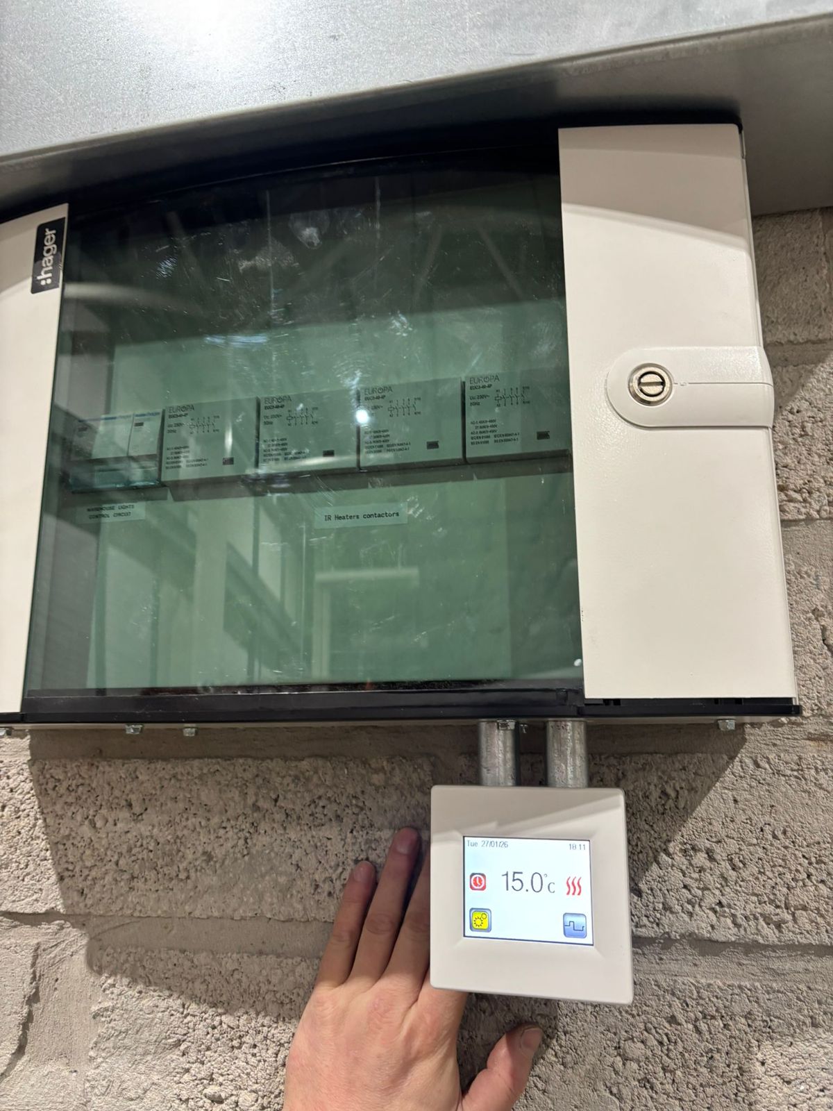 Infrared heating zone controller